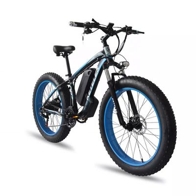 1000W Motor 18AH Pil 26&quot; Fat Lastik Elektrikli Bisiklet Güç başına menzil 31 60 km AB Stok