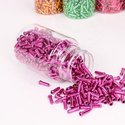 Yol Bisikleti Aksesuarları Alüminyum Hat İç Kablo Kapağı Fren Tel Sonu Kapağı Yaklaşık 1.2cm