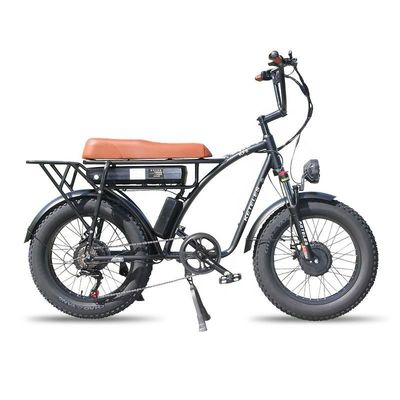 23AH Pil Kapasitesi 1000W 2000W Motor 20 inç Fat Bike Elektrikli Bisiklet Özel Destek
