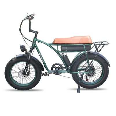 23AH Pil Kapasitesi 1000W 2000W Motor 20 inç Fat Bike Elektrikli Bisiklet Özel Destek