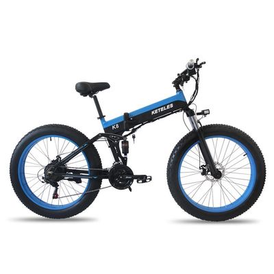 15AH Pil 26x4.0 inç Yüksek Güçlü 1000W Motor ve 7 Hızlı Dövizli Elektrikli Bisiklet