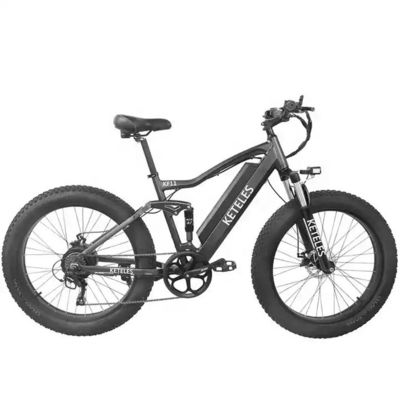 48V 250W Motor Elektrikli Dağ Bisikleti 10AH Lityum Pil ve Entegre Pil ile
