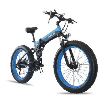 15AH Pil 26x4.0 inç Yüksek Güçlü 1000W Motor ve 7 Hızlı Dövizli Elektrikli Bisiklet