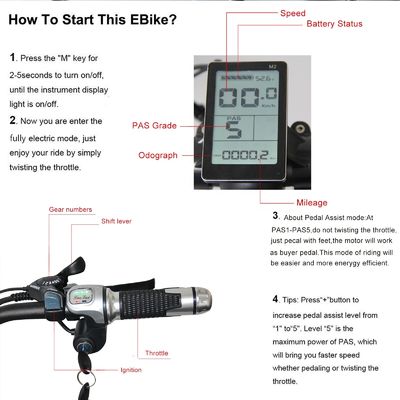 Alüminyum Alaşım Çerçeve 48V 13AH Lityum Pil Yağ Lastik 1000W Motorlu Elektrikli Bisiklet
