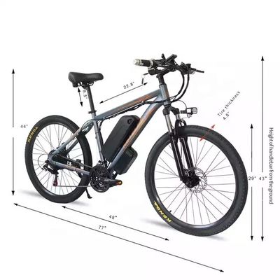 48V 18Ah Lityum Pil 1000W Motor 29 &quot;Elektrik Dağ Bisikleti 26 * 1.95 Lastik Genişliği