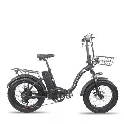 EU Stock 250W Motor 15AH Lityum Pil Katlanabilir E-Bike ve 20x4.0 inç Fat Tire