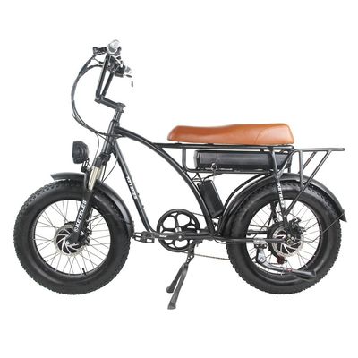 2000W Arka Merkezi Motor Konumu ve 3 Saat Şarj Süresi ile Çift Motorlu Elektrikli Bisiklet