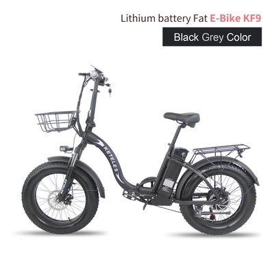 EU Stock 250W Motor 15AH Lityum Pil Katlanabilir E-Bike ve 20x4.0 inç Fat Tire