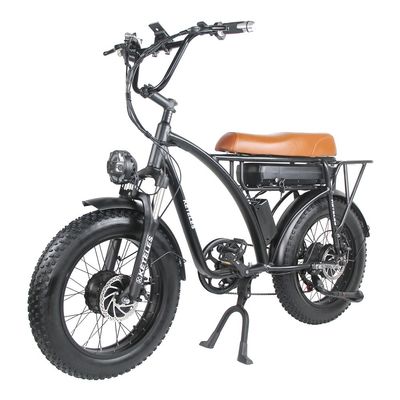 2000W Arka Merkezi Motor Konumu ve 3 Saat Şarj Süresi ile Çift Motorlu Elektrikli Bisiklet