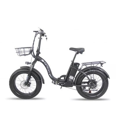 EU Stock 250W Motor 15AH Lityum Pil Katlanabilir E-Bike ve 20x4.0 inç Fat Tire