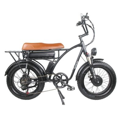 2000W Arka Merkezi Motor Konumu ve 3 Saat Şarj Süresi ile Çift Motorlu Elektrikli Bisiklet