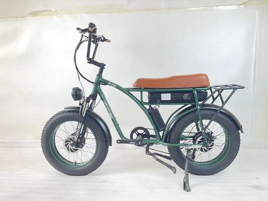 2000W Arka Merkezi Motor Konumu ve 3 Saat Şarj Süresi ile Çift Motorlu Elektrikli Bisiklet