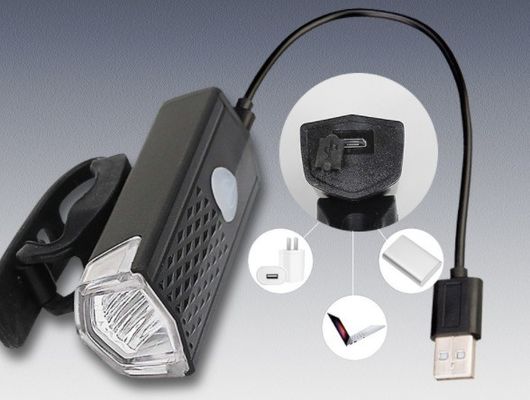 3 Mod LED Bisiklet Işıkları 1,5-4 Saat Dayanıklılık ve USB Şarj Pil