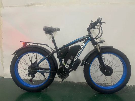 AB Depo Disk Fren 72V 2000W Çift Arka Motor 23AH Lityum Pil 26&quot;x4.0&quot; Şişman Lastik Elektrik Bisiklet