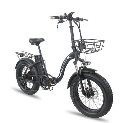 AB Depo 1000W 20x4.0 Fat Tire Katlanabilir Elektrikli Bisiklet 48V 18Ah Lityum Pil