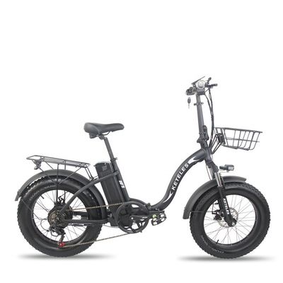 AB Depo 1000W 20x4.0 Fat Tire Katlanabilir Elektrikli Bisiklet 48V 18Ah Lityum Pil