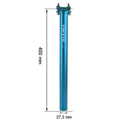 27.2/30.9/31.6*400mm Alüminyum Mountain Bike Koltuk Tüpü için Çift Tırnaklı Düz Tüp