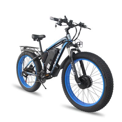 KETELES K800 Elektrikli Fat Bike 1000W 17.5AH Pil 26x4.0 inç Çift Motorlu İki Tekerlekli Sürüş