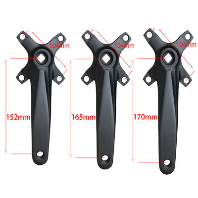 Bisiklet Çarkı 104BCD 152mm Entegre olmayan çark/disk 32/34/36/38t Siyah/Mavi/Yeşil/Kırmızı