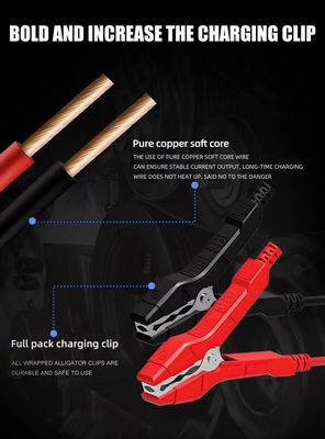 - Şık tasarım Foxsur 12V 24V 25A Akıllı Pil Şarj Araç Kamyon Plug Konforlu onarım