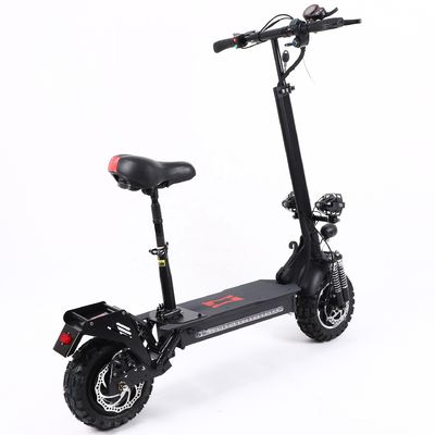 Yetişkinler için 1200W Motor Off-road E-Türlü Scooter Katlanabilir Tasarım ve Lityum Pil