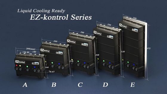 48V 27 Speed Brushless DC Controller Bluetooth ile 3KW-20KW Elektrikli Hibrit Bisikletler için