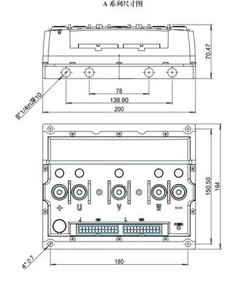 48V 27 Speed Brushless DC Controller Bluetooth ile 3KW-20KW Elektrikli Hibrit Bisikletler için