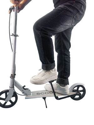2022 Katlanabilir Kauçuk Tekerlekler Yetişkin Stunt Scooter Taşınabilir Kick Scooter İki Tekerlekli Stil