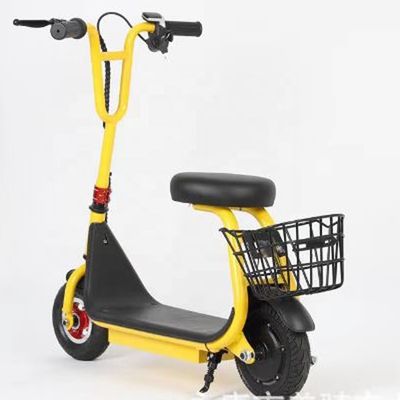 8 inç elektrikli scooter basket ve koltukla maksimum hız 15km/h Aralık Her şarj 8-10KM