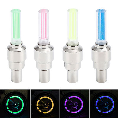 Dağ Yolu Bisikleti Motor Tekerleği Lastik Lastik Valfi için LED Yanıp sönen lamba