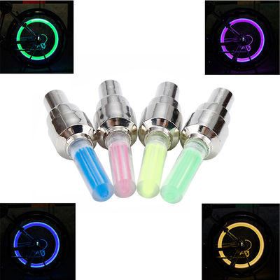 Dağ Yolu Bisikleti Motor Tekerleği Lastik Lastik Valfi için LED Yanıp sönen lamba