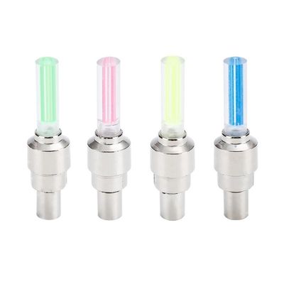Dağ Yolu Bisikleti Motor Tekerleği Lastik Lastik Valfi için LED Yanıp sönen lamba