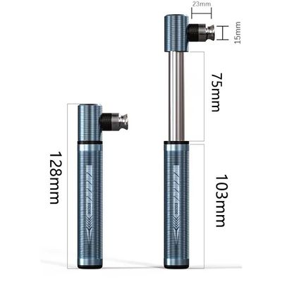 14.5*7.2*4.1cm Mini Universal Alüminyum Alaşımlı Bisiklet Pompası AV FV ve Schrader Valve
