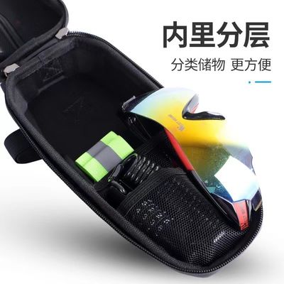 WEST BIKING 1-1.5L bisiklet çantası Su geçirmez EVA sert kabuğu ve yol bisikleti çerçevesi için 145g