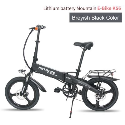 AB Pazarı 36V 250W motorlu ve 10AH Lityum pilli 20 inç katlanabilir elektrikli bisiklet
