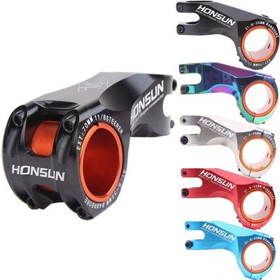 Kırmızı 2021 MTB Renkli Kök Alaşımı 31.8/35*70mm 17 derece XC AM Road Bike Handlebar için