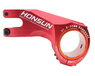 Kırmızı 2021 MTB Renkli Kök Alaşımı 31.8/35*70mm 17 derece XC AM Road Bike Handlebar için