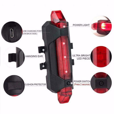 Ön Işık Arka Işık USB LED Şarj edilebilir Bisiklet Dağ Bisikleti Işık Set