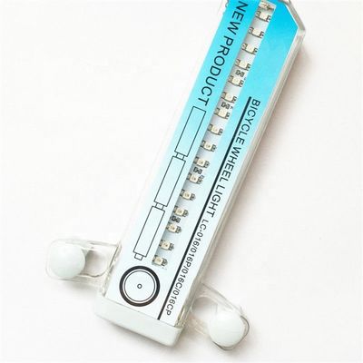 32 LED Flash Spoke Light Lamp for 24 Inch Wheel Battery Powered Outdoor Cycling Lights (24 inçlik tekerlek pil ile çalışan açık hava bisiklet lambaları için 32 LED flaş ışığı)