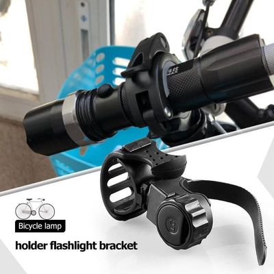 Bisiklet için 360 derece dönülebilir ön ışık klipi klemesi