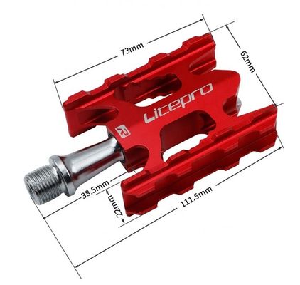 Taşıyıcı DU Ultra Hafif Taşıyıcı MTB Yol Katlanılabilir Bisiklet CNC Ayak Pedalı 2021 Ürün
