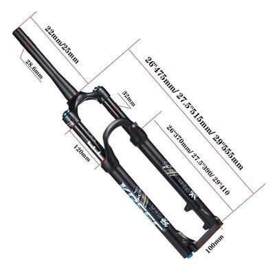 Bisiklet Ön Çatalı 26/27.5/29&quot; Dayanıklı Çatal Kombine Set Önerilen ≥2