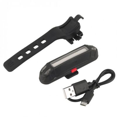 USB Şarj edilebilir Bisiklet Kuyruklu Komet LED Lamba ABS PC Montaj Yerleştirme Koltuk direği için