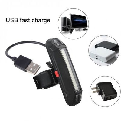 USB Şarj edilebilir Bisiklet Kuyruklu Komet LED Lamba ABS PC Montaj Yerleştirme Koltuk direği için