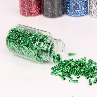 Yol Bisikleti Aksesuarları Alüminyum Hat İç Kablo Kapağı Fren Tel Sonu Kapağı Yaklaşık 1.2cm