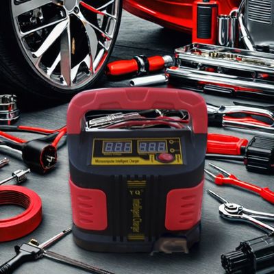 Tiroflx General 15A 12V/24V araba ve motosikletler için akıllı otomobil pil şarj cihazı