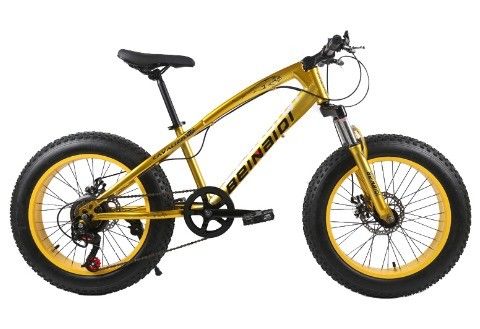 20 Inch Çocuk Plaj Kar Bisikleti 4.0 Fat Tire 7/21/24/27 Hızlı Dağ Bisikleti