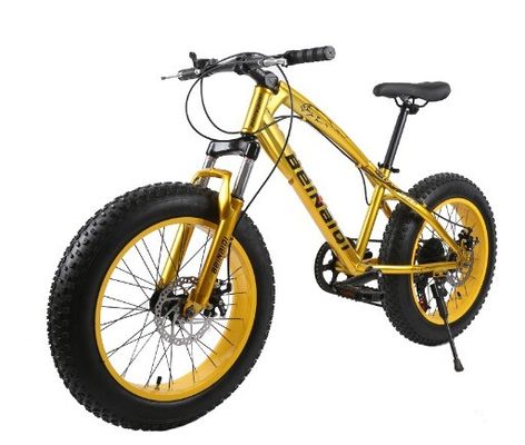 20 Inch Çocuk Plaj Kar Bisikleti 4.0 Fat Tire 7/21/24/27 Hızlı Dağ Bisikleti