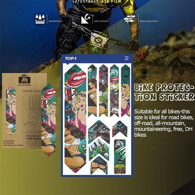 Kayma karşıtı MTB Çerçeve Koruması ve Özel Yol Bisikleti Tasarımı için PVC Bisiklet Yapıştırıcıları