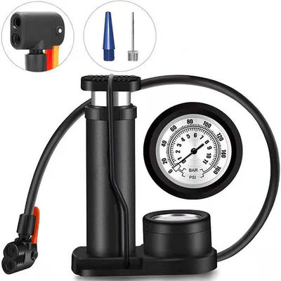 Teslimat süresi 7-15 Gün Mini Bisiklet Tamir Kits Schrader Valve ve Gauge ayak pompasıyla